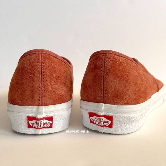 VANS Elevated Suede Premium Authentic 44 Shoe Sneakers Amber Orange Mens 13 - Picture 6 of 8